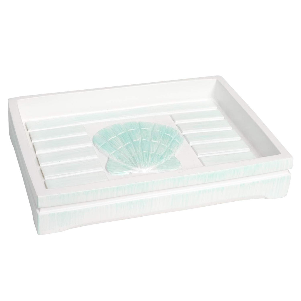 Sweet Home Collection 4-Piece Beach Life Modern Bathroom Accessory Set Bath Shower Tub Decor