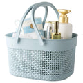 Blue Portable Plastic Shower Caddy Basket with Handles Multi-Purpose Storage Tote for Dorm Gym Camp Kitchen Bathroom