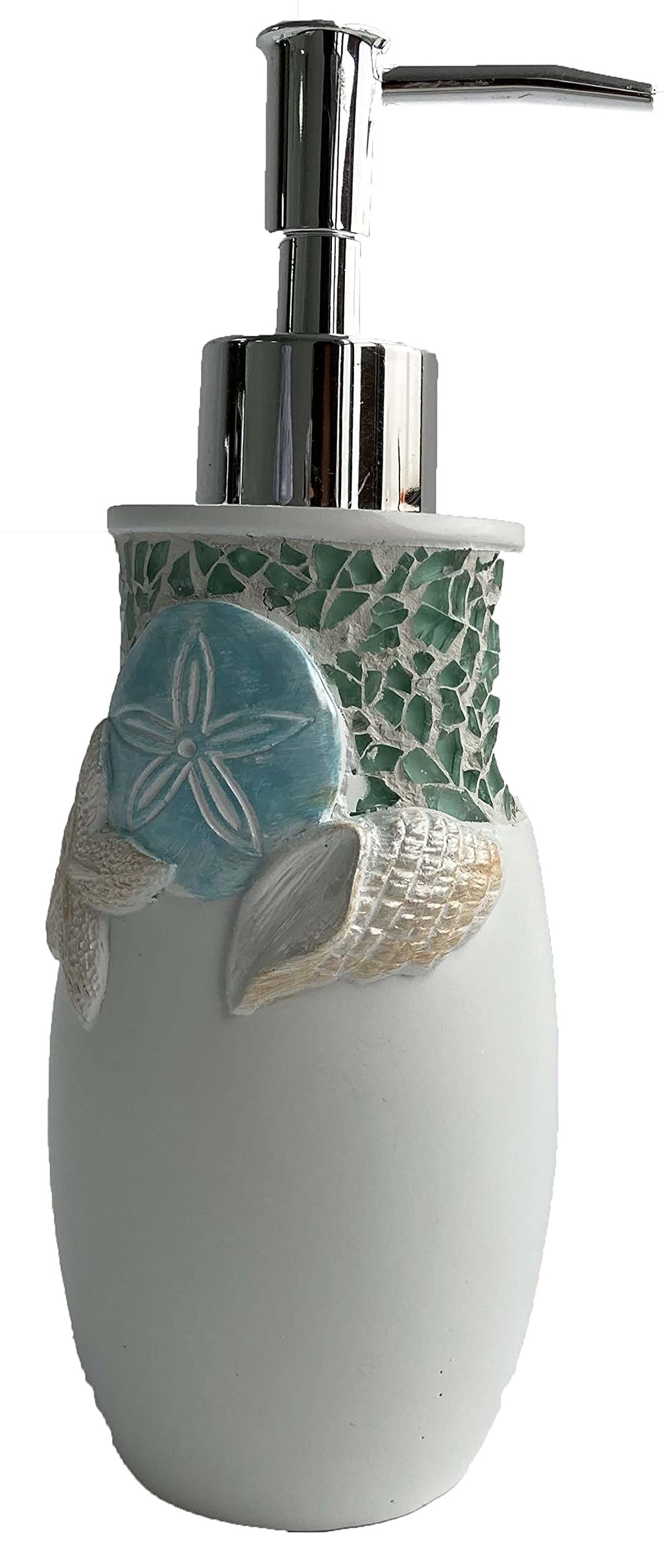 Sweet Home Collection 4-Piece Beach Life Modern Bathroom Accessory Set Bath Shower Tub Decor