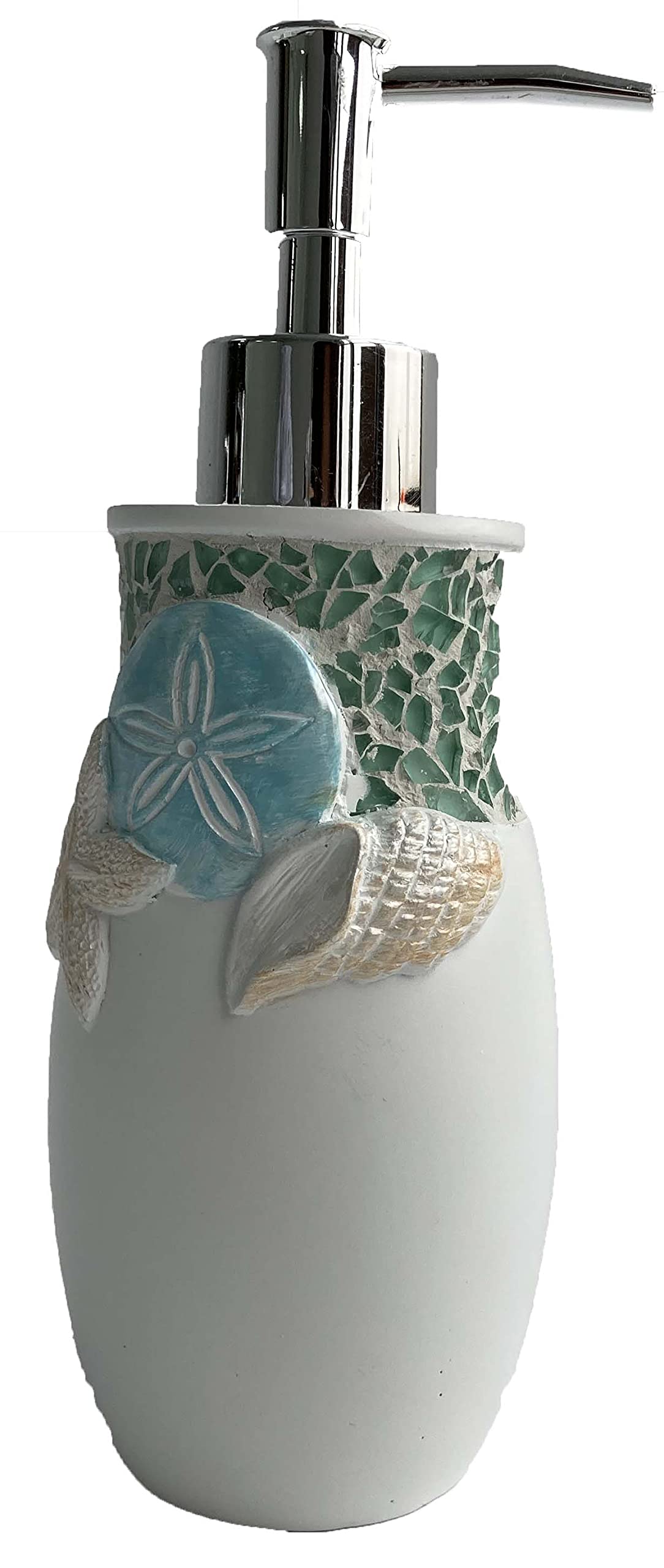 Sweet Home Collection 4-Piece Beach Life Modern Bathroom Accessory Set Bath Shower Tub Decor