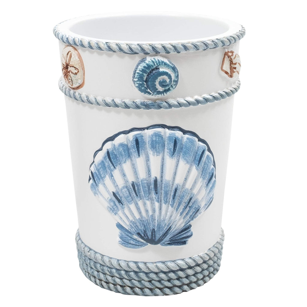 Sweet Home Collection 4-Piece Beach Life Modern Bathroom Accessory Set Bath Shower Tub Decor