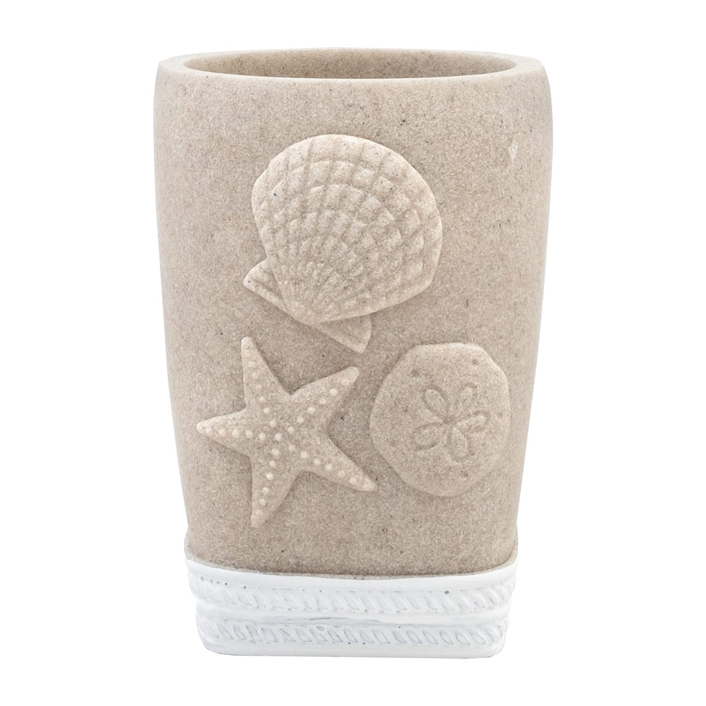 Sweet Home Collection 4-Piece Beach Life Modern Bathroom Accessory Set Bath Shower Tub Decor